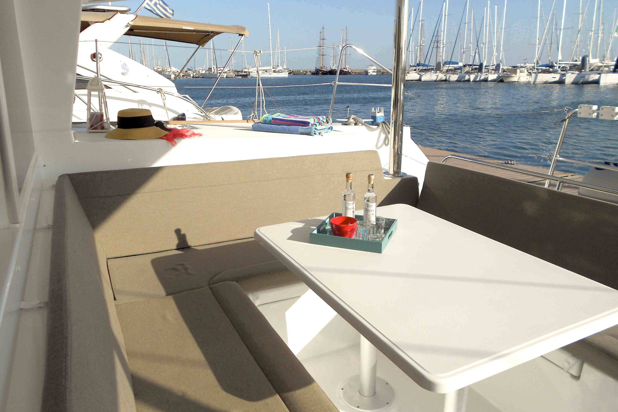 Outdoor Lounge - I2I Catamaran Fleet