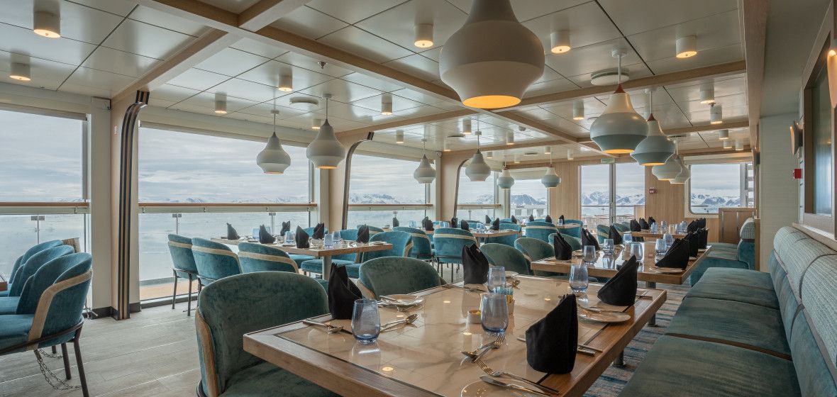 #diningroom  - Ocean Albatros Antarctica