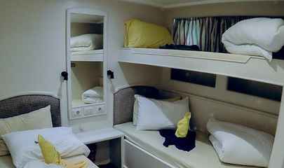 Lower Deck Triple Cabins