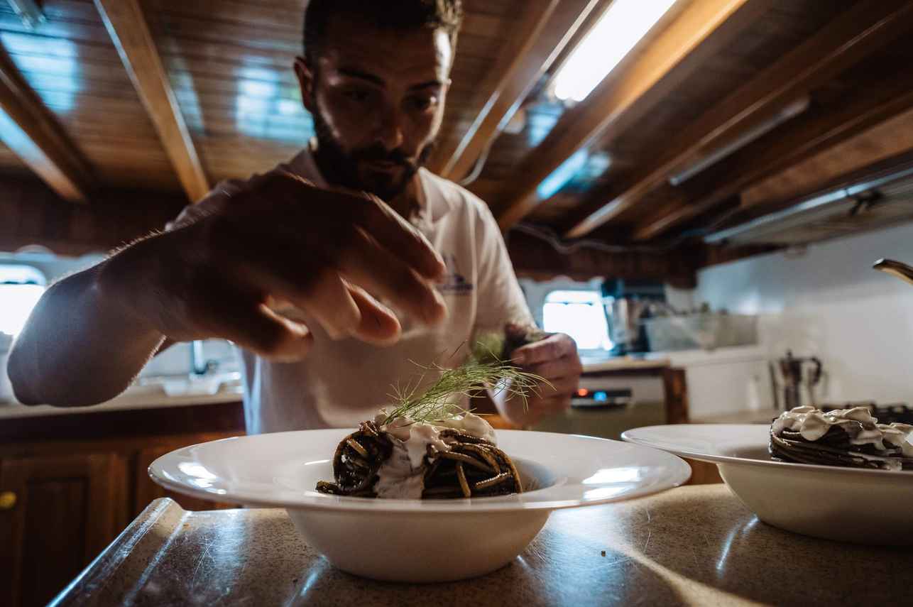 Food on board - Gulet Hande