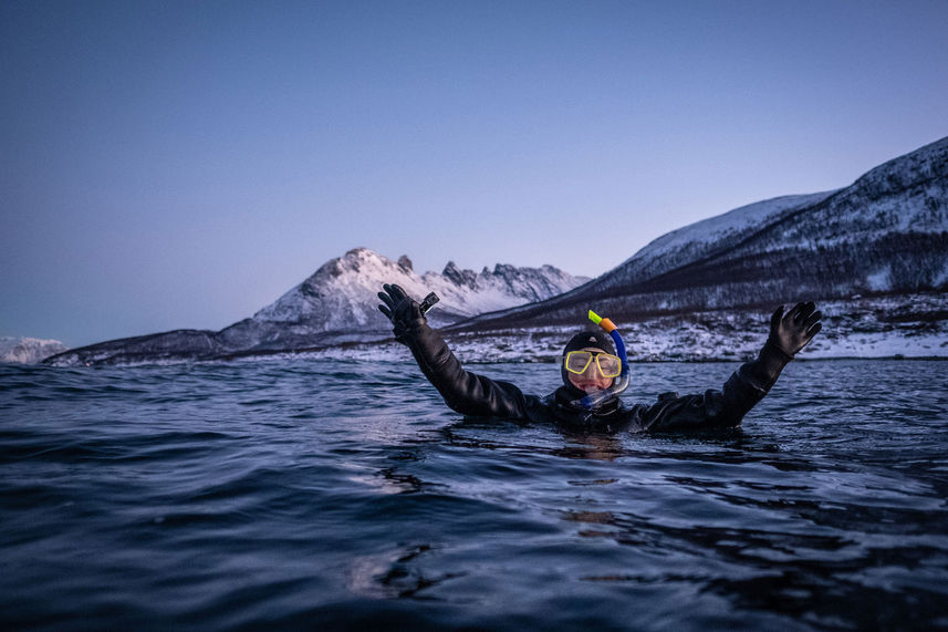 Snorkeling with Orcas