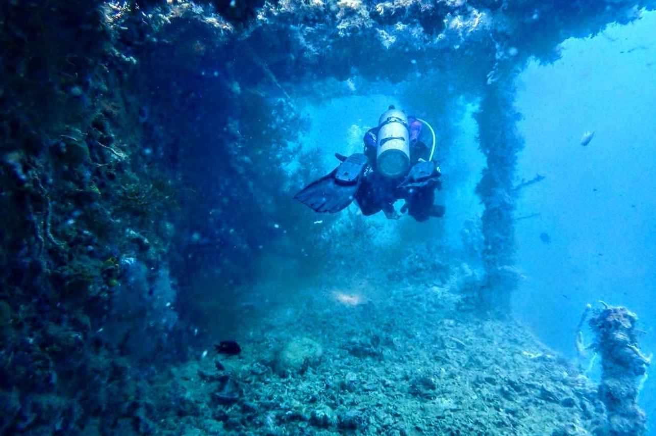Diving Underwater