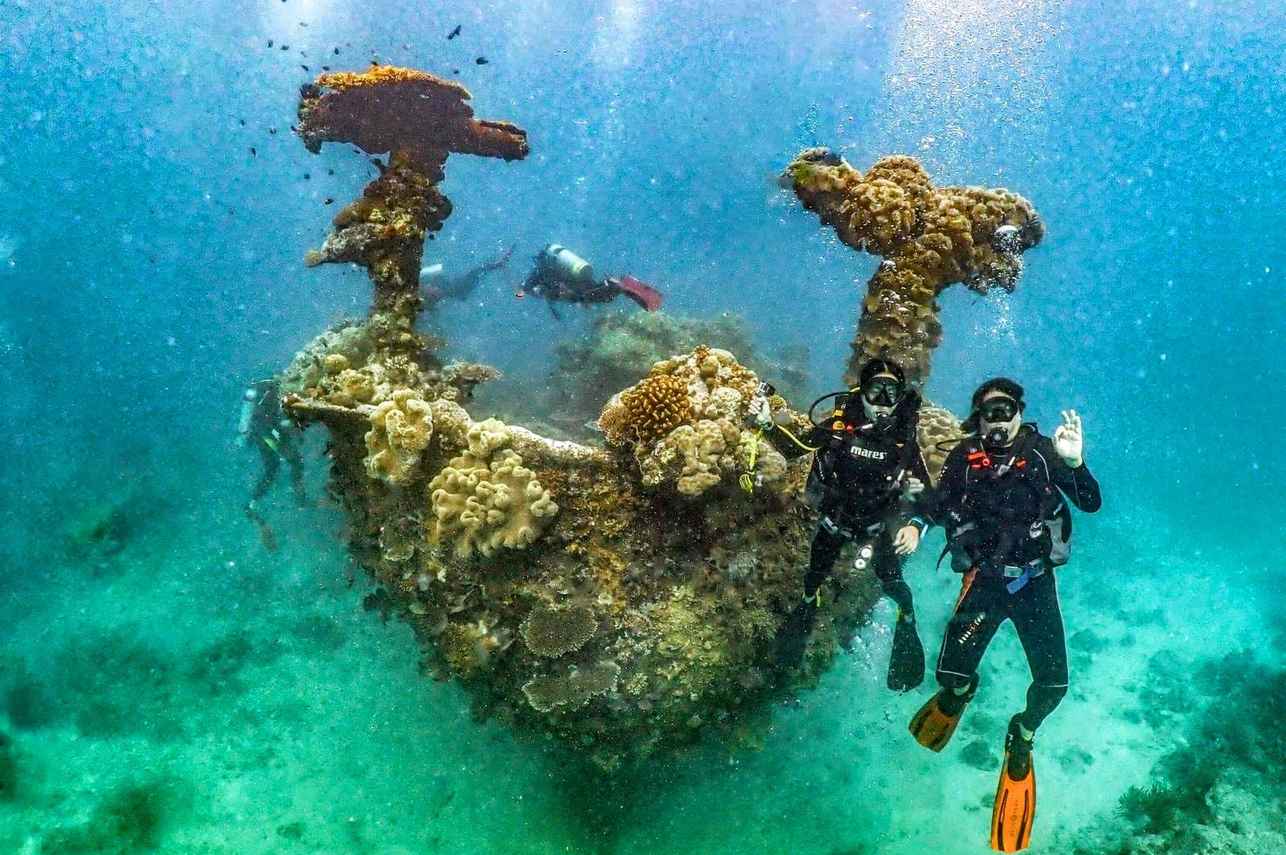 Diving Underwater