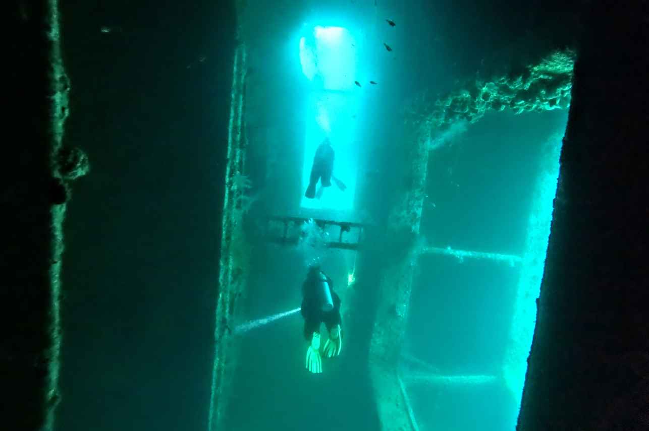 Diving Underwater