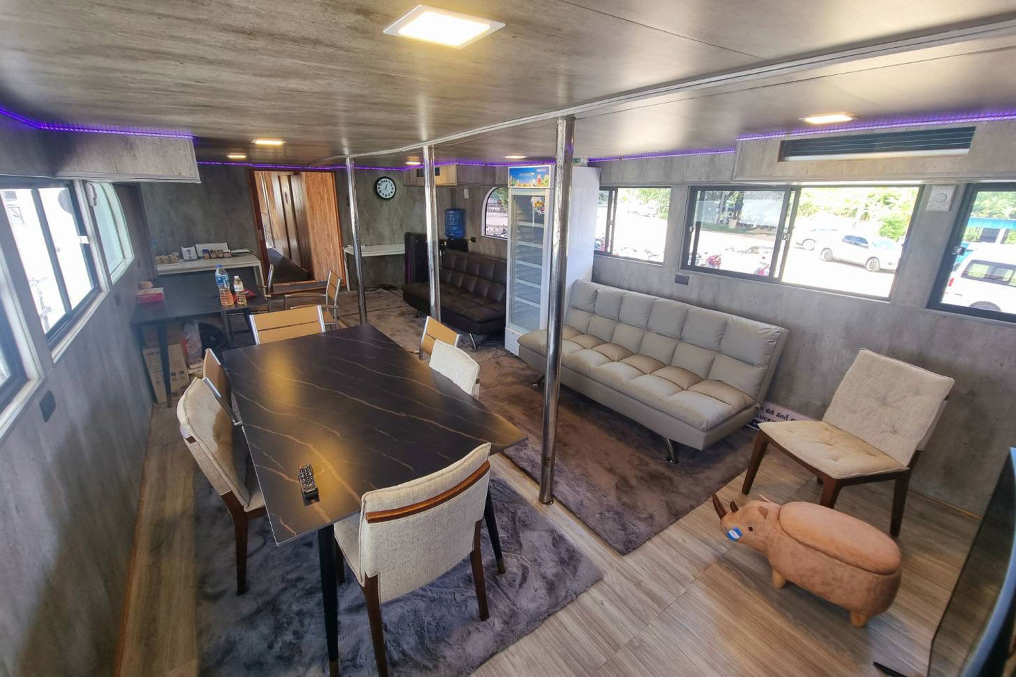 Salon interior - Lucky Marine Liveaboard