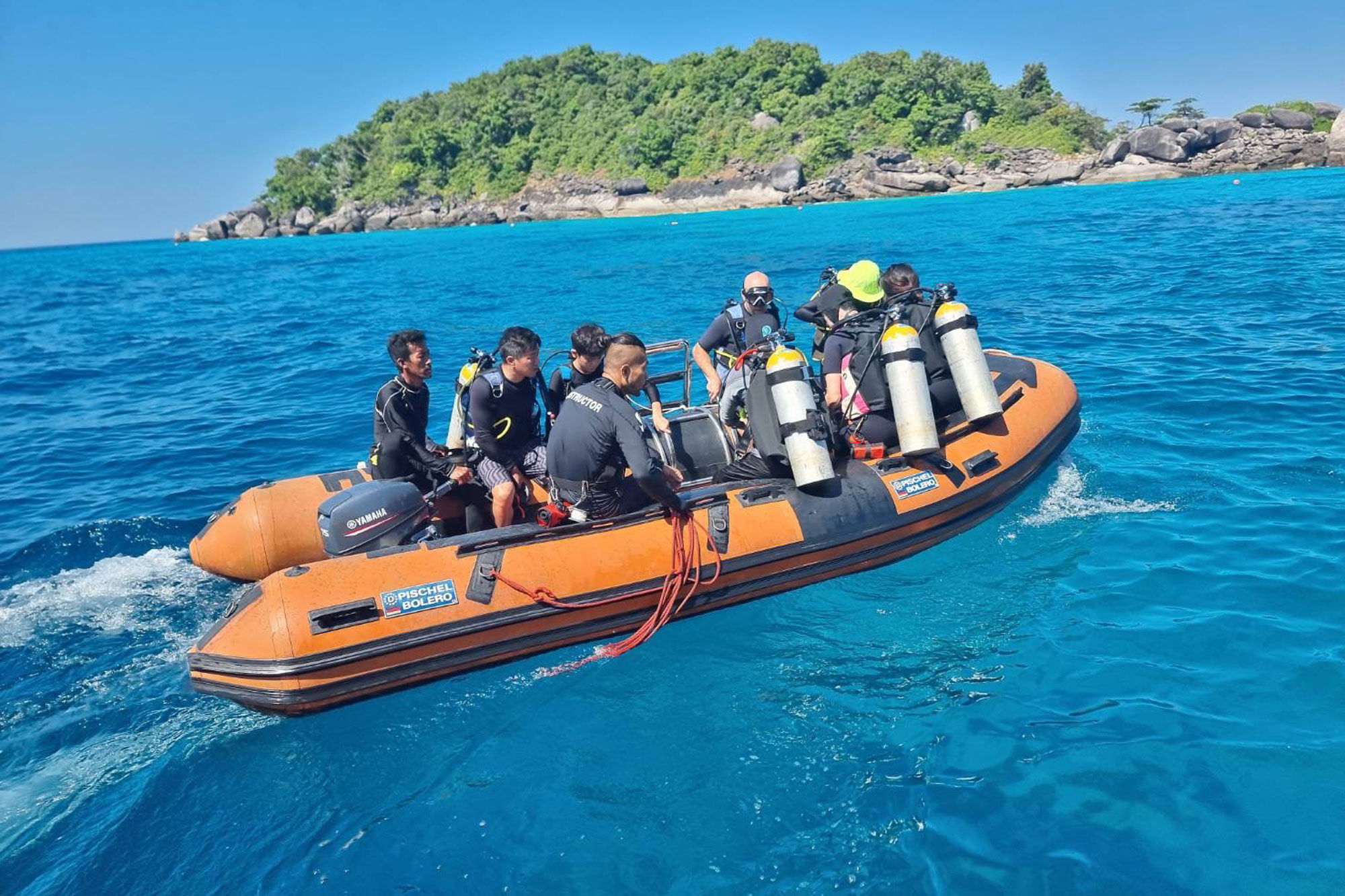 Dinghy's voor duiken - Lucky Marine Liveaboard