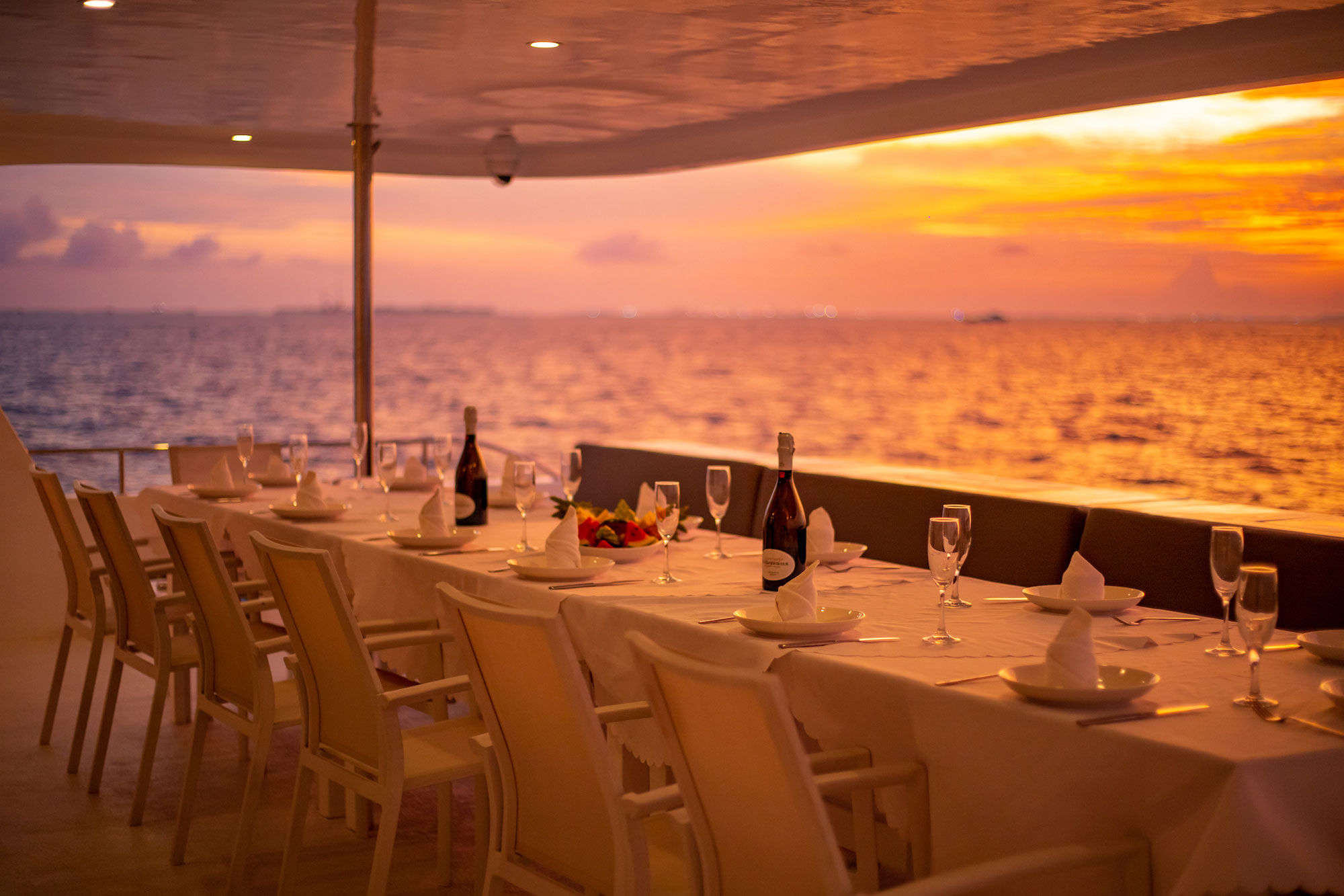 Outdoor Dining - Maldives Legend Sea Pleasure