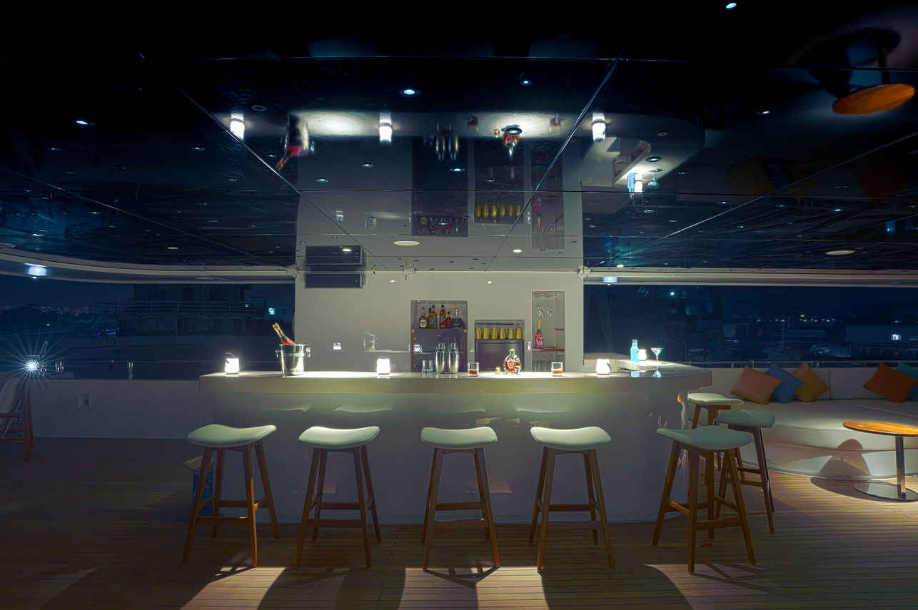 Area bar - White Pearl