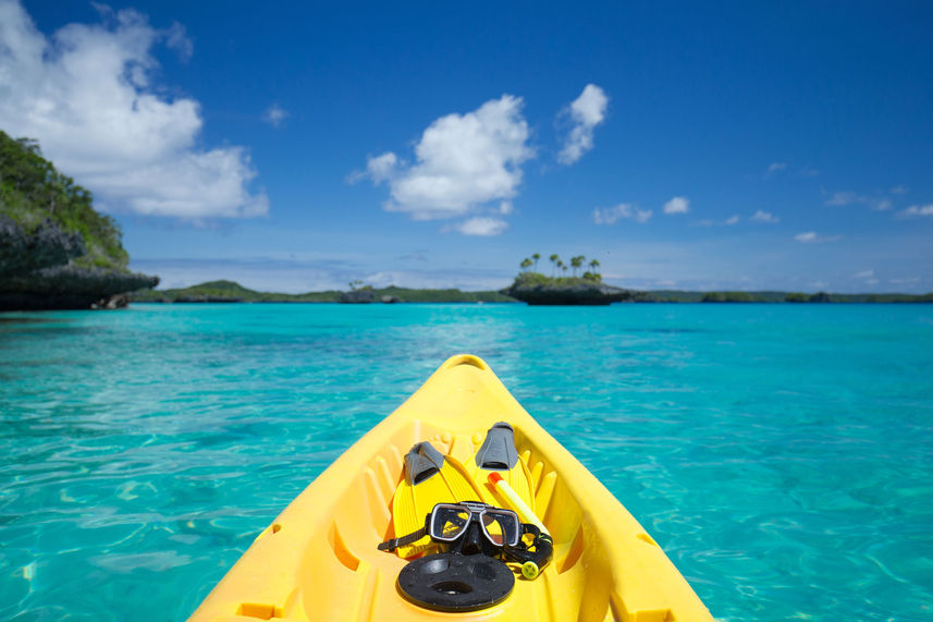 Onboard kayaks - Caledonian Sky