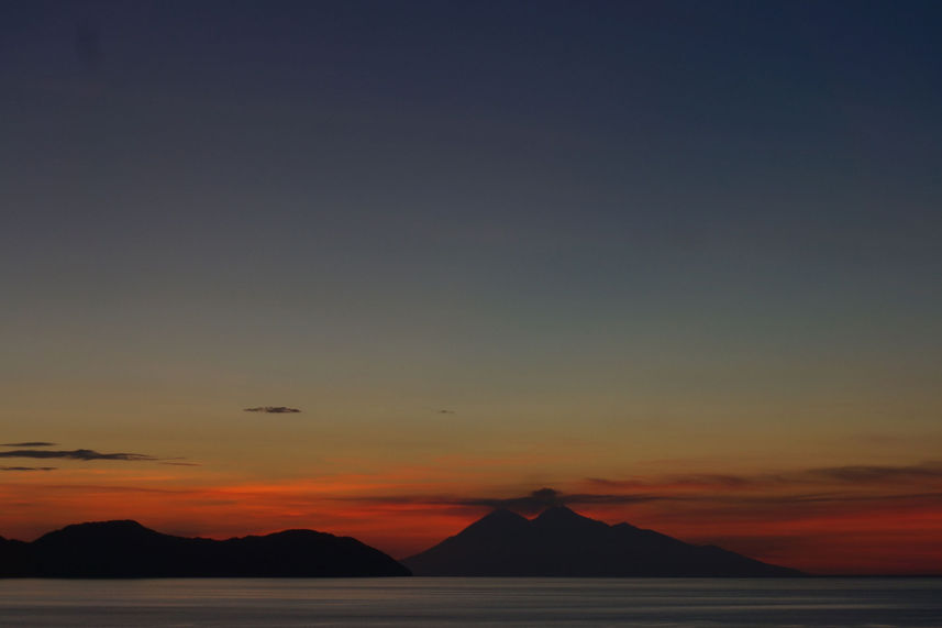 Sunset over Komodo National Park