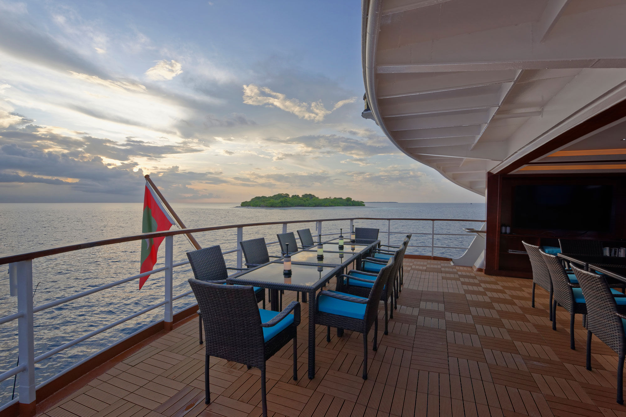 Dîner à l'extérieur - Yasawa Princess Cruises