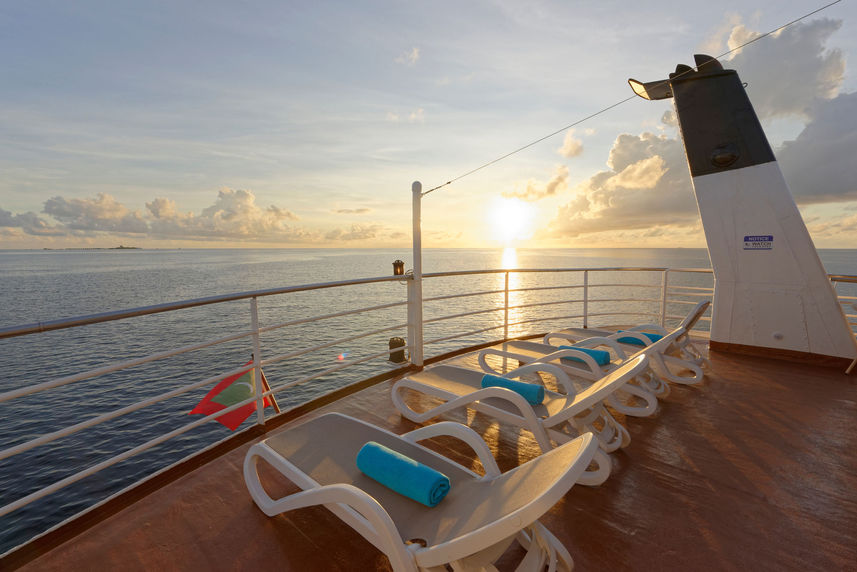 Sun Deck - Yasawa Princess Cruises