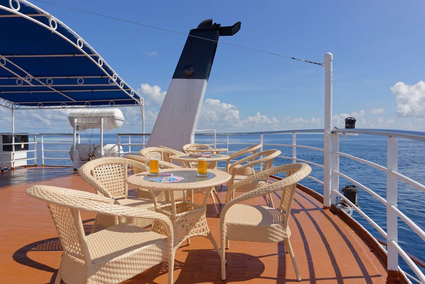 Sun Deck - Yasawa Princess Cruises