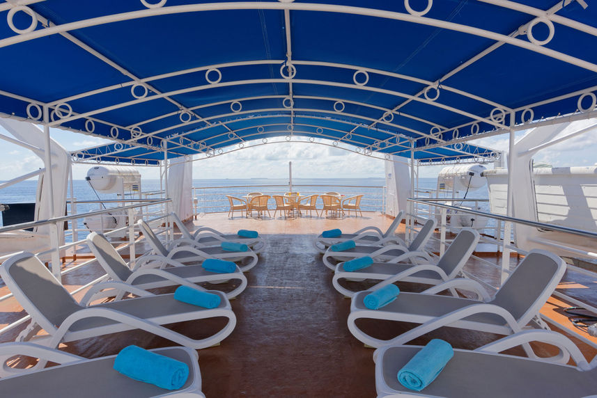 Sun Deck - Yasawa Princess Cruises