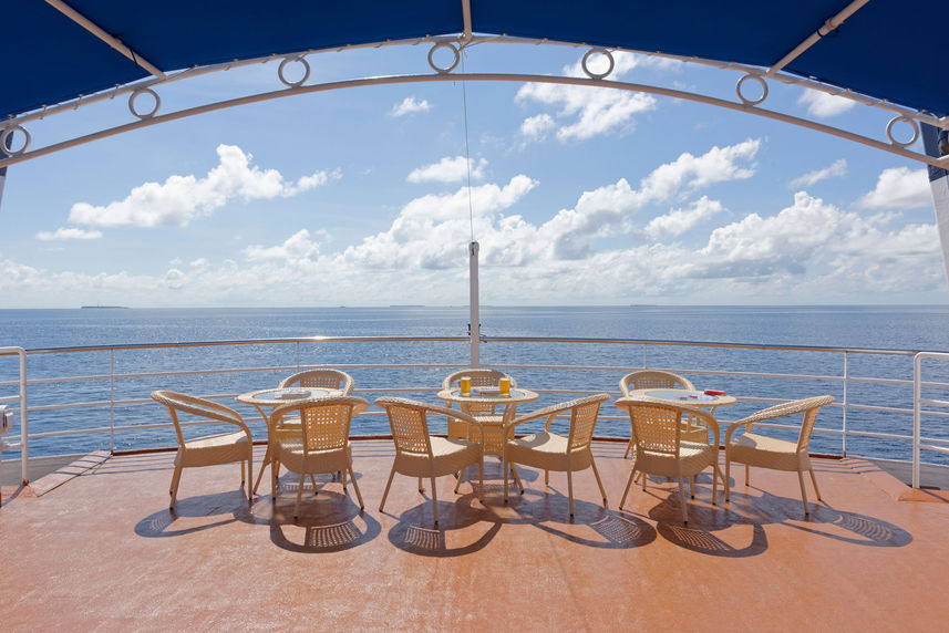 Sun Deck - Yasawa Princess Cruises