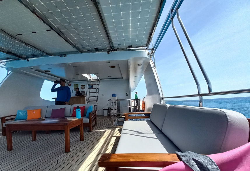 Salon extérieur - M/Y Seaduction