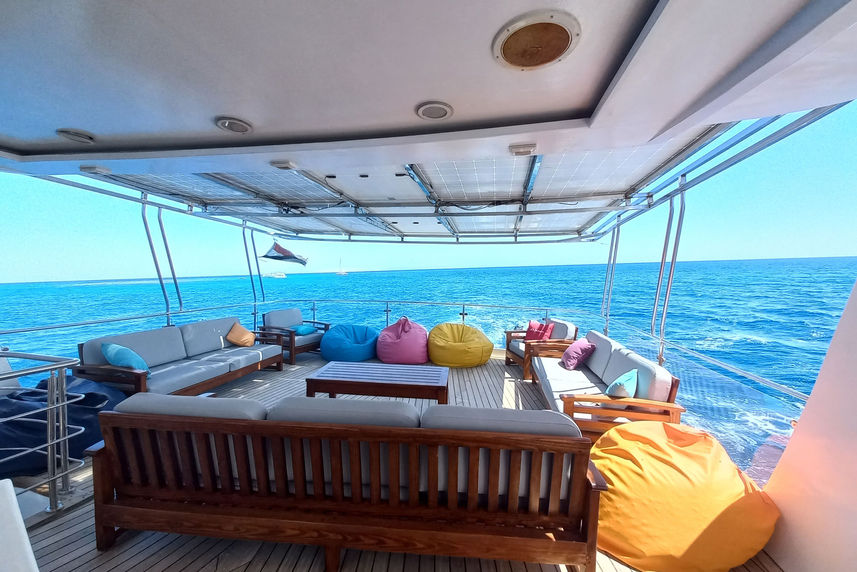 Salon extérieur - M/Y Seaduction