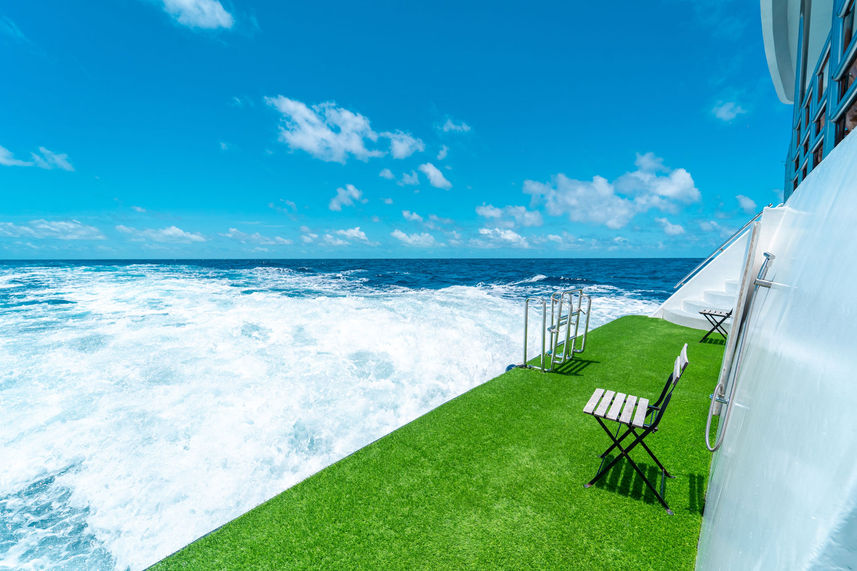 Observation deck - Maldives Legend Odyssey