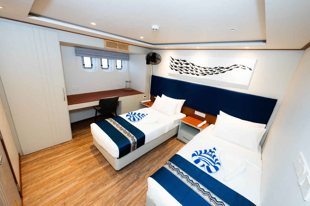 Cabine Dupla Solteiro - EcoPro Seascape