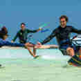 Kitesurfing