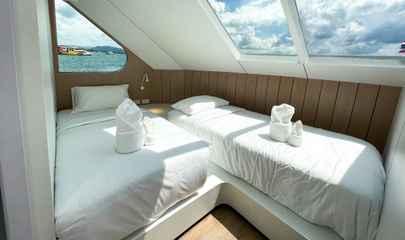 Twin Upper Front Deck Cabin