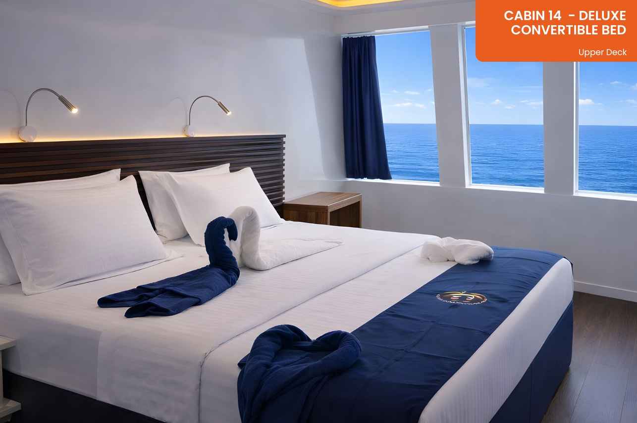 Cabin 14 - Deluxe Cabin - Convertible Bed - Upper Deck