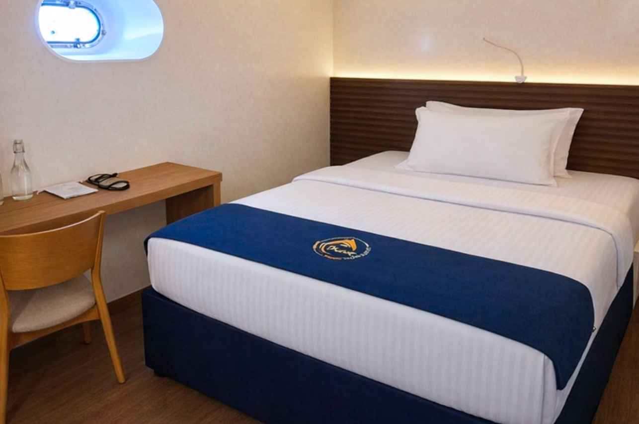 Cabin 3 - Standard Cabin - Single Double Bed - Lower Deck