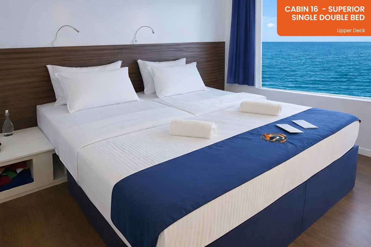 Cabin 16 - Superior Cabin - Single Double Bed - Upper Deck