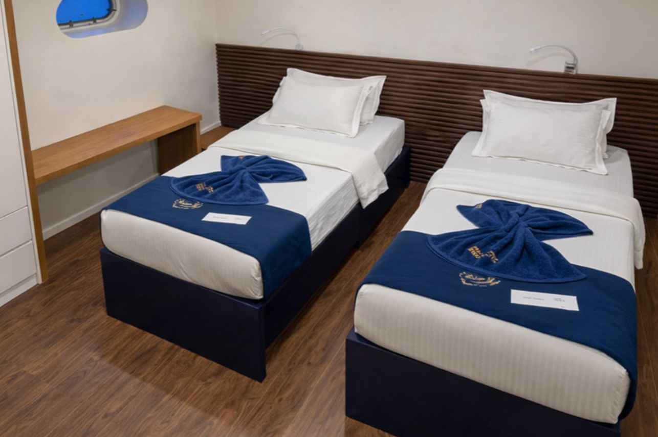 Cabin 2 - Standard Cabin - Convertible Bed - Lower Deck