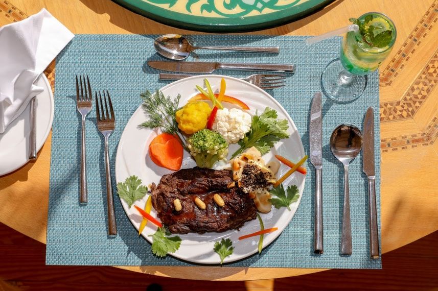 Essen an Board - Dahabeya Aida