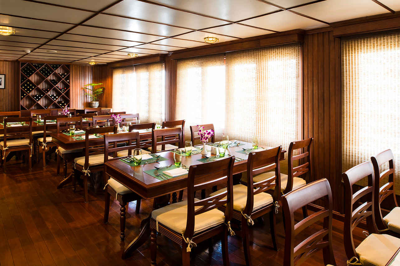 Sala de Jantar - RV Bassac Pandaw