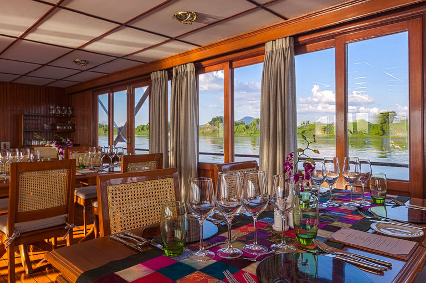 Sala da pranzo - RV Mekong Pandaw