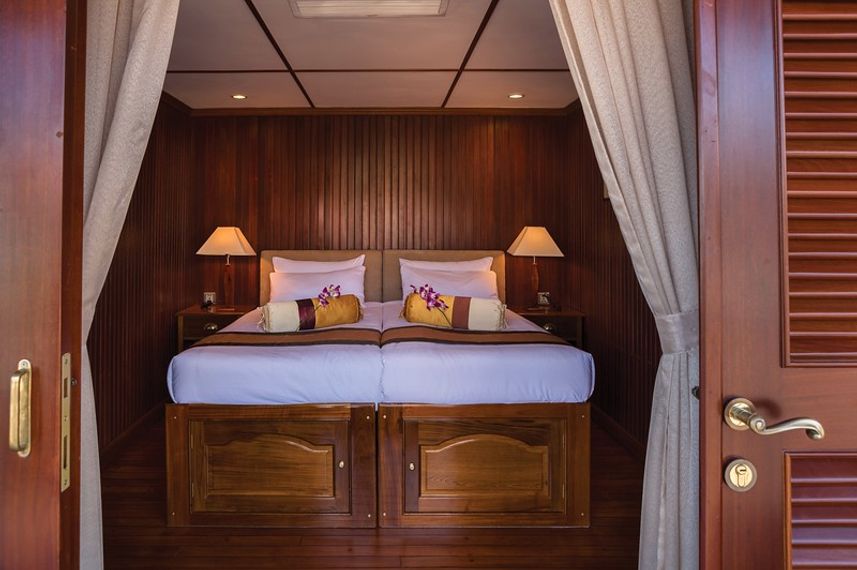 Cabina letto matrimoniale - RV Mekong Pandaw
