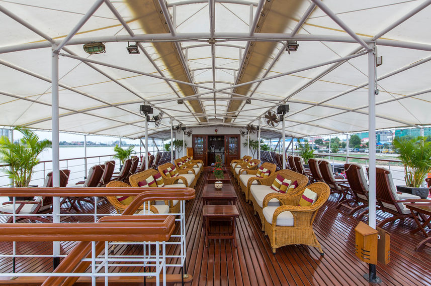 Outdoor Lounge - RV Tonle Pandaw