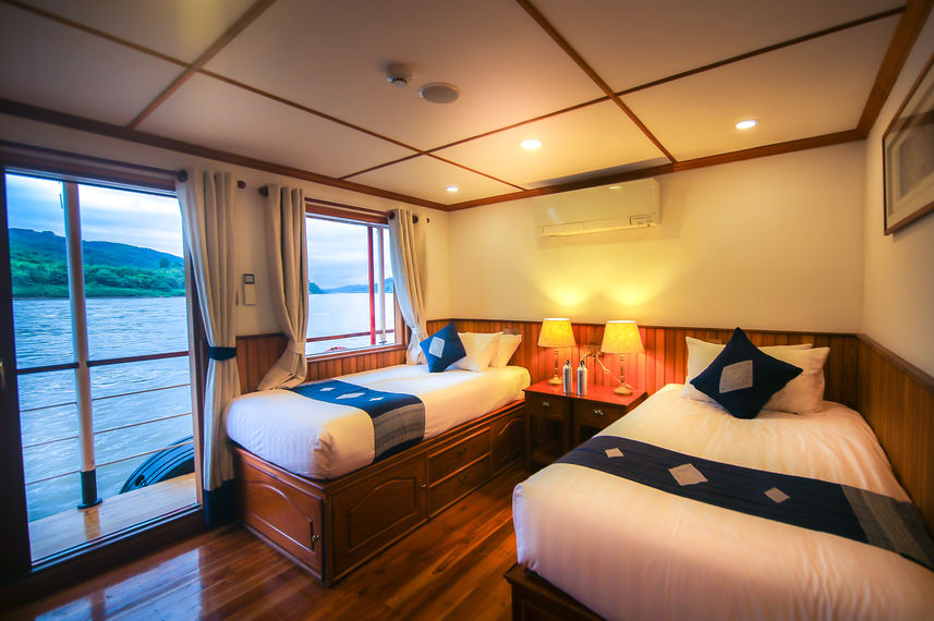 Cabina twin  - RV Laos Pandaw