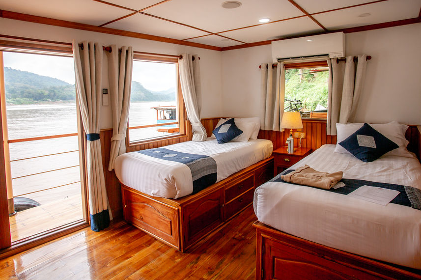 Cabina twin  - RV Laos Pandaw
