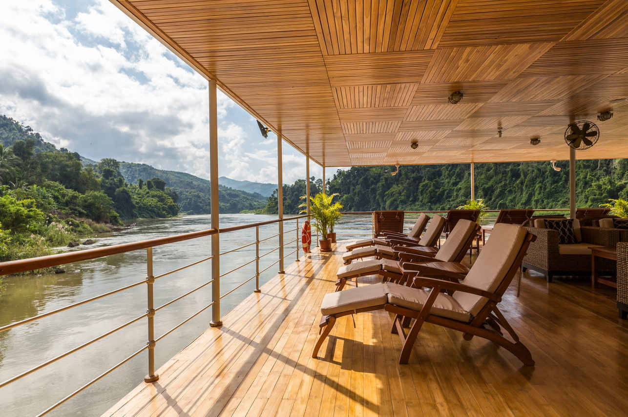 Buitenlounge - RV Sabaidee Pandaw