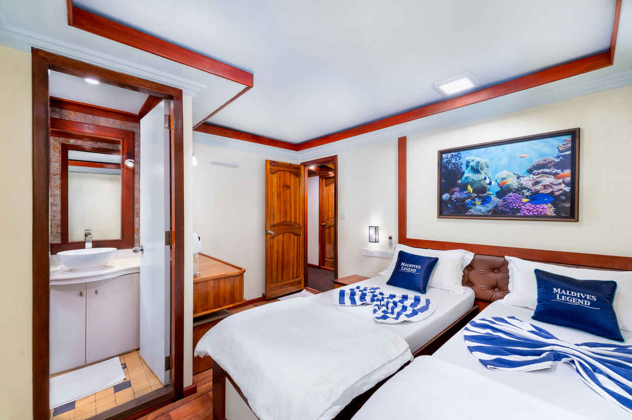 Hut op het benedendek - Maldives Legend Zen