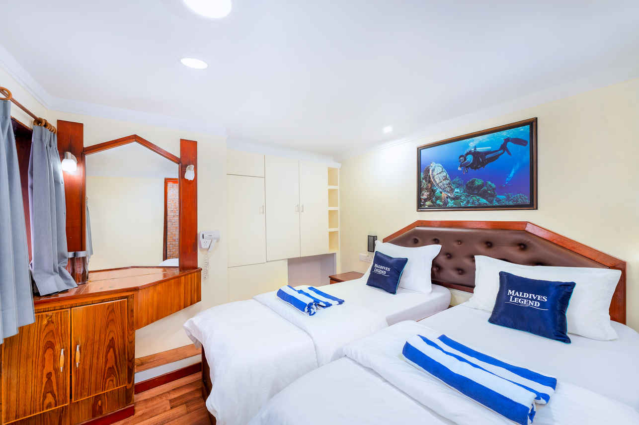 Hut op het bovendek - Maldives Legend Zen