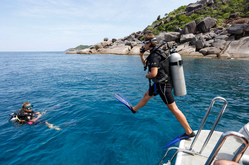 Duikplatform - Stingray Thailand