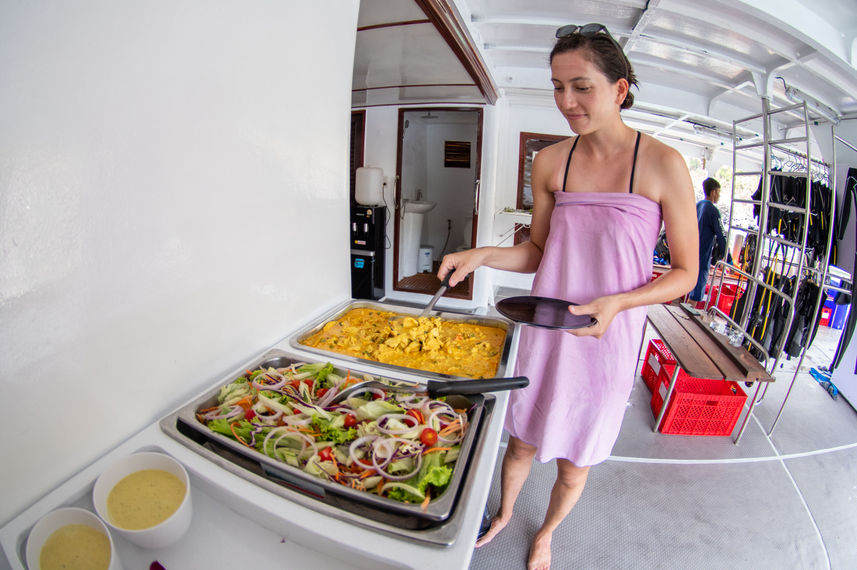 Maaltijden aan boord - Stingray Thailand