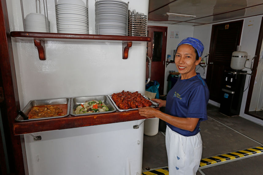 Maaltijden aan boord - Stingray Thailand