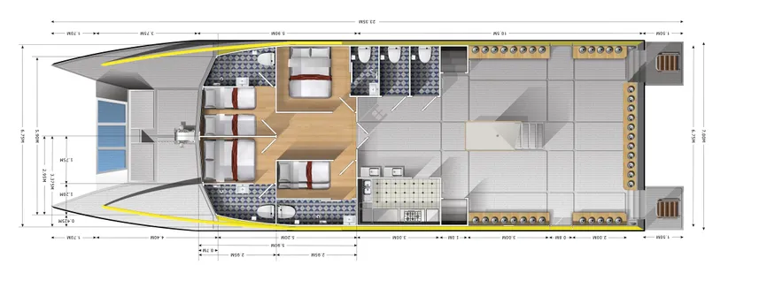 поэтажный план