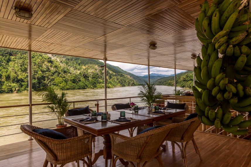 Comedor al Aire Libre - RV Champa Pandaw