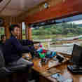 Captain's Helm - RV Champa Pandaw