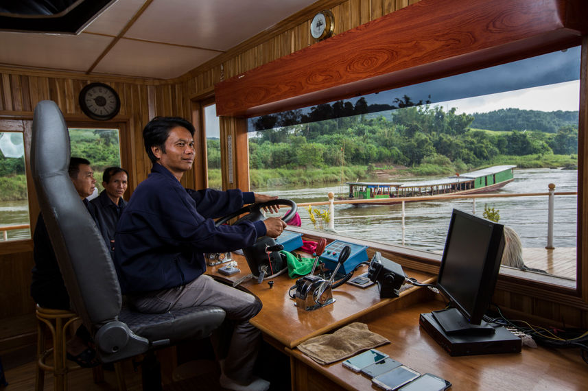 Captain's Helm - RV Champa Pandaw