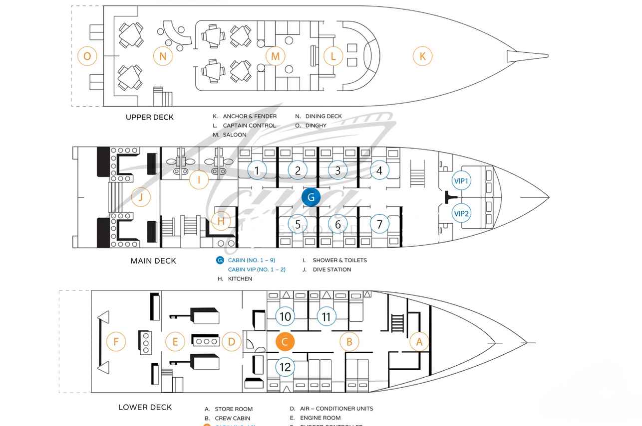 #deckplan - Aqua Thailand