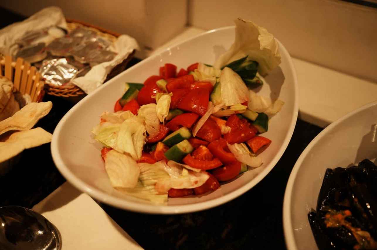 Comida a bordo - Topaz