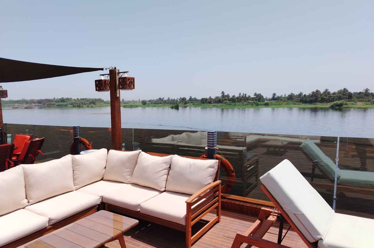 Salon extérieur - Iris Dahabiya