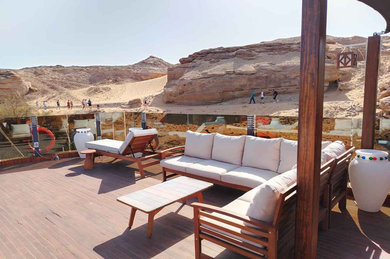 Salon extérieur - Iris Dahabiya